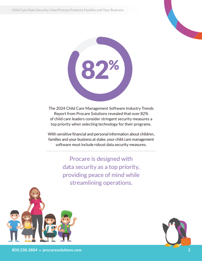 A preview from the "Child Care Data Security: How Procare Protects Families and Your Business" ebook